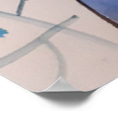 Peacock Blue Poster (Hoek)