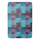 peacock blue, purple, topaz blue and thunder badmat (Voorkant Verticaal)