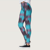 peacock blue, purple, topaz blue and thunder leggings (Links)