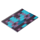 peacock blue, purple, topaz blue and thunder notitieboek (Linkerzijde)