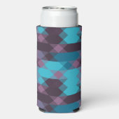 peacock blue, purple, topaz blue and thunder seltzer blikjeskoeler (Seltzer Achterkant)