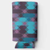 peacock blue, purple, topaz blue and thunder seltzer blikjeskoeler (Achterkant)