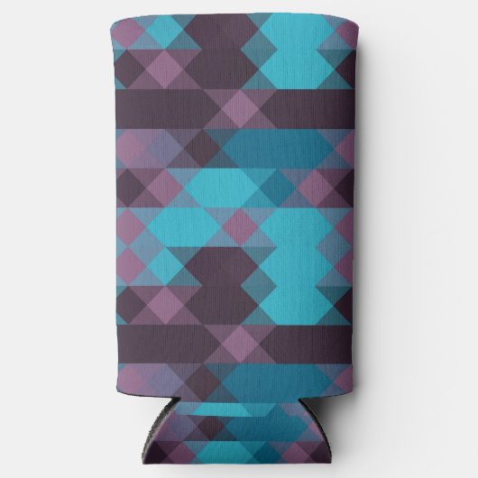 peacock blue, purple, topaz blue and thunder seltzer blikjeskoeler (Voorkant)