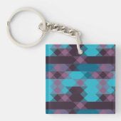 peacock blue, purple, topaz blue and thunder sleutelhanger (voorkant)