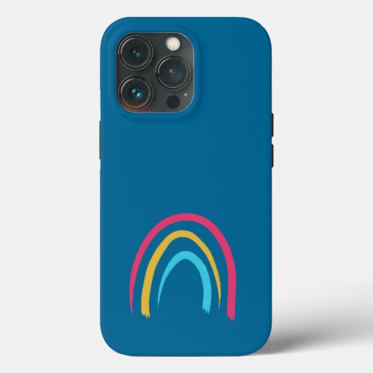 Peacock Blue Rainbow Case-Mate iPhone Case (Achterkant)