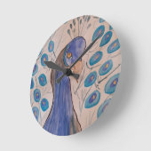 Peacock Blue Ronde Klok (Hoek)