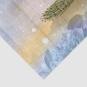 Peacock Blue Rozen ontkoppeling Tissuepapier (Detail)