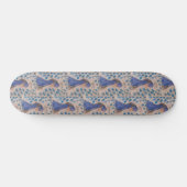 Peacock Blue Skateboard (Horizontaal)