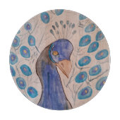 Peacock Blue Snijplank (Voorkant)