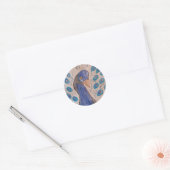 Peacock Blue Sticker (Envelop)
