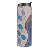 Peacock Blue Thermosbeker (Gedraaid links)