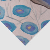 Peacock Blue Tissuepapier (Detail)