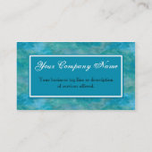 Peacock Blue Visitekaartjes (Achterkant)
