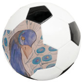 Peacock Blue Voetbal (Drie kwart)