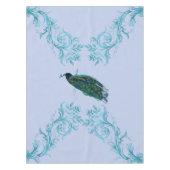 Peacock Blue Waterverf Tafelkleed (Voorkant)
