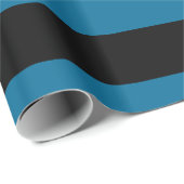 Peacock Blue XL Stripes Pattern V Cadeaupapier (Rol Hoek)