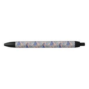 Peacock Blue Zwarte Inkt Pen