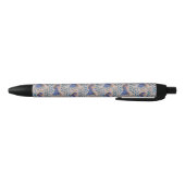 Peacock Blue Zwarte Inkt Pen (Bodem)