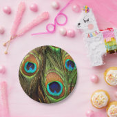 Peacock Borden papier Papieren Bordje (Feest)