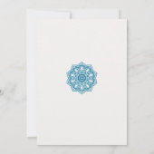  Peacock Bridal Shower-uitnodigingen Kaart (Achterkant)