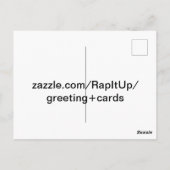 Peacock Briefkaart (Achterkant)