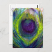 Peacock Briefkaart (Voorkant / Achterkant)
