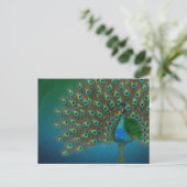 Peacock Briefkaart (Staand voorkant)