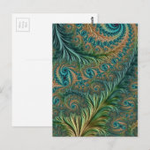 Peacock Briefkaart (Voorkant / Achterkant)