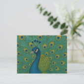 Peacock Briefkaart (Staand voorkant)