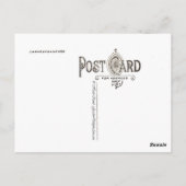 Peacock Briefkaart (Achterkant)