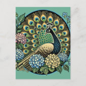 Peacock Briefkaart (Voorkant)