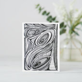 Peacock Briefkaart (Staand voorkant)