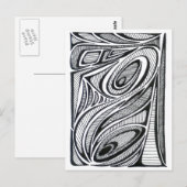 Peacock Briefkaart (Voorkant / Achterkant)