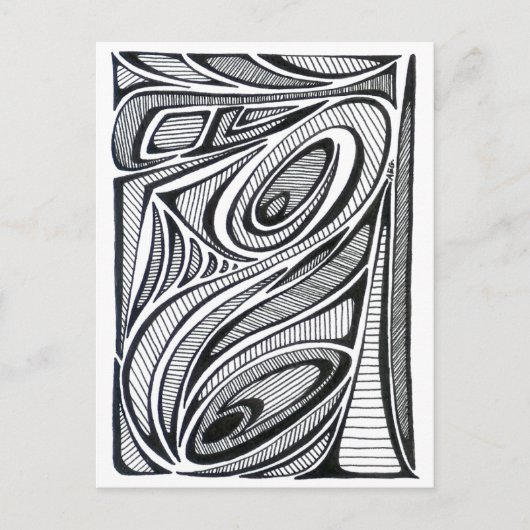 Peacock Briefkaart (Voorkant)