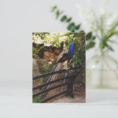 Peacock-Briefkaart Briefkaart (Staand voorkant)