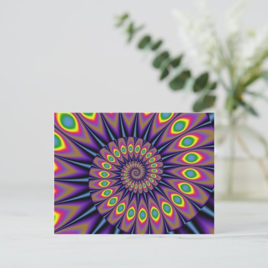 Peacock-Briefkaarten Briefkaart (Staand voorkant)