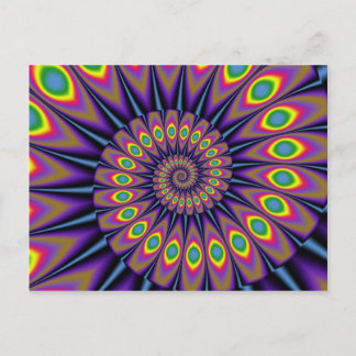 Peacock-Briefkaarten Briefkaart