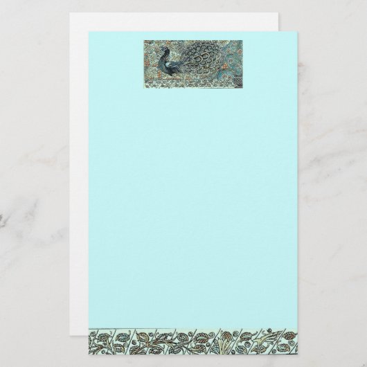 Peacock Briefpapier (Voorkant / Achterkant)