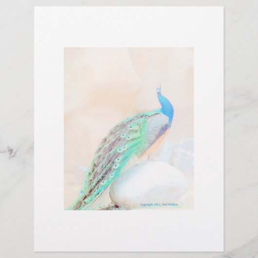 Peacock briefpapier (Voorkant)