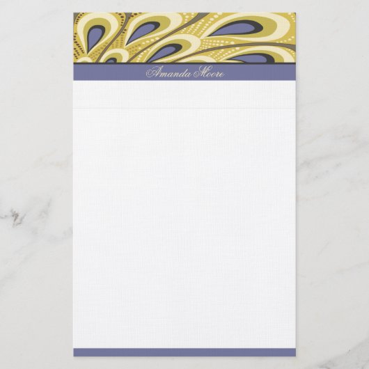 Peacock Briefpapier (Voorkant)