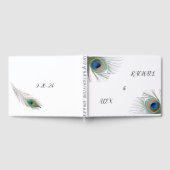 Peacock Bruiloft Gastenboek (Volledig)