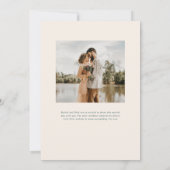  Peacock Bruiloft Save the Date (Achterkant)