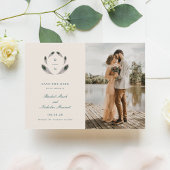  Peacock Bruiloft Save the Date