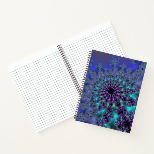 Peacock Burst Notitieboek (Binnen)