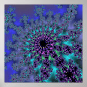 Peacock Burst Poster (Voorkant)