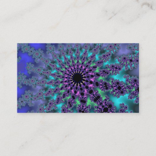 Peacock Burst Visitekaartje (Voorkant)