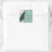 Peacock Business Identification Stickers (Tas)