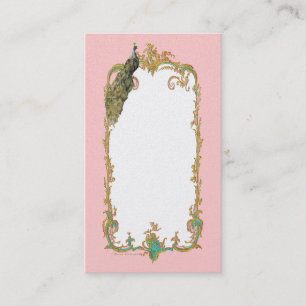 Peacock Business of Profile Card Visitekaartje