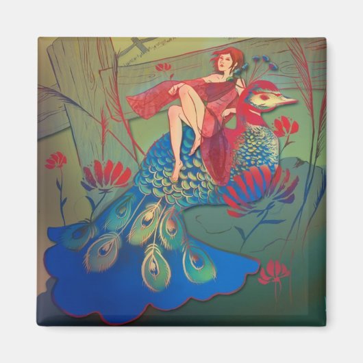 Peacock Butter - Magneet (Voorkant)