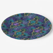 Peacock Butterflies Weddenschap Papier Borden Papieren Bordje (Gekanteld)